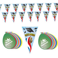 Geslaagd Feestpakket Kleurrijk - Diploma Uitreiking