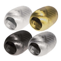 Lint Set - Goud - Zilver - Zwart - Wit - 20 meter per rol Lint Set - Goud - Zilver - Zwart - Wit - 20 meter per rol
