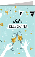 Verjaardagskaart Let's Celebrate - XL Kaart Verjaardagskaart Let's Celebrate - XL Kaart