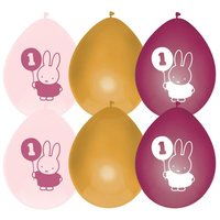 Nijntje Ballonnen - Roze - 1 jaar Nijntje Ballonnen - Roze - 1 jaar