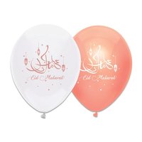 Eid Mubarak ballonnen rosé goud 6 stuks