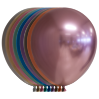 Chrome Ballonnen - Mixed - 30 cm - 10 stuks Chrome Ballonnen - Mixed - 30 cm - 10 stuks