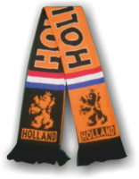 Sjaal Oranje-Zwart Holland Sjaal Oranje-Zwart Holland