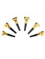 Roltongen Metallic Goud-Zwart - 6 stuks Roltongen Metallic Goud-Zwart - 6 stuks