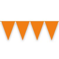 Vlaggenlijn Koningsdag - Oranje - 10 meter Vlaggenlijn Koningsdag - Oranje - 10 meter