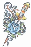 Plak Tattoo - Vintage Snake Dagger 1910