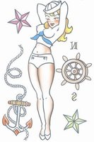 Plak Tattoo - Sailor Girl