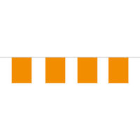 Mini vlagbanner oranje 4 meter Mini vlagbanner oranje 4 meter