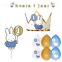 Nijntje Feestpakket - Blauw 1 jaar Nijntje Feestpakket - Blauw 1 jaar