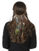 Hoofdband met Veren Luxe - Indiaan Diadeem - Festival Accessoire Hoofdband met Veren Luxe - Indiaan Diadeem - Festival Accessoire