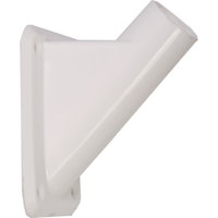 Plastic Vlaggenstokhouder Wit Voor Gevelstok Plastic Vlaggenstokhouder Wit Voor Gevelstok