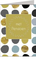 Wenskaart Met Pensioen - XL Kaart Wenskaart Met Pensioen - XL Kaart
