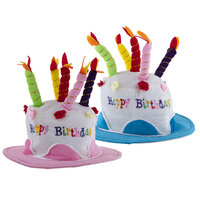 Hoed Happy Birthday - Kaarsen - 55/59 cm Hoed Happy Birthday - Kaarsen - 55/59 cm