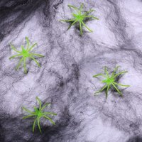Spinnenweb - Glow In The Dark - 12 Spinnen - 125 gram
