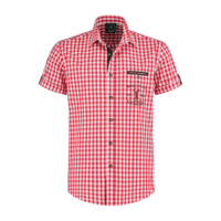Oktoberfest - Overhemd Rood-Wit - Korte Mouwen - Heren Oktoberfest - Overhemd Rood-Wit - Korte Mouwen - Heren