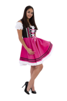 Dirndl Jurk Oktoberfest - Zwart-Roze - 2-delig - Dames Dirndl Jurk Oktoberfest - Zwart-Roze - 2-delig - Dames
