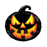 Folieballon Black Pumkin Halloween 46 cm
