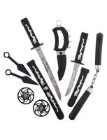 Ninja Wapenset - Samurai Accessoireset - 8-delig - Kinderen