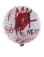 Folieballon You're Next Halloween 46 cm