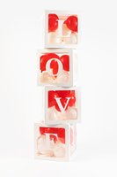 Ballon Boxen - Love - Baby - 4 stuks Ballon Boxen - Love - Baby - 4 stuks