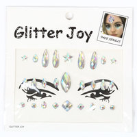 Gezicht Steentjes - Face en Body Jewels - Parelmoer - nr 1