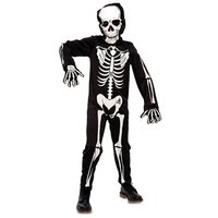 Skelet Halloween - Jumpsuit en Masker - Kinderen Skelet Halloween - Jumpsuit en Masker - Kinderen