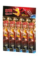 Vuurwerk Sterretjes - Oud en Nieuw - Huwelijk - 16 cm - 40 stuks
