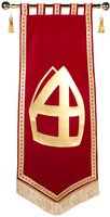 Banner Sinterklaas - Luxe Rood - 160 x 65 cm Banner Sinterklaas - Luxe Rood - 160 x 65 cm