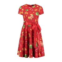 Kerstjurk Red Bells