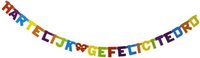 Letterslinger - Hartelijk Gefeliciteerd Letterslinger - Hartelijk Gefeliciteerd