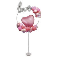 Ballonpilaar cirkel met standaard Ballonpilaar cirkel met standaard