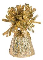 Ballongewicht folie holografisch goud Ballongewicht folie holografisch goud
