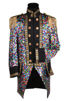 Thetru Carnavalsjas Heren - Sequinmaster - Disco Epauletten Jas Thetru Carnavalsjas Heren - Sequinmaster - Disco Epauletten Jas