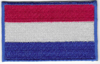 Nederlandse vlag patch 7,5 cm