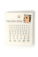 Steentjes - Face en Body Opplak - Zilver