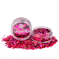 Superstar - Potje Glitter Chunky - Roze - 8 ml