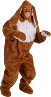 Paashaas Kostuum - Pluche Bruin - Volwassenen Paashaas Kostuum - Pluche Bruin - Volwassenen