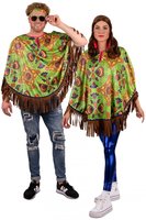 Mexicaanse poncho Paisley hippie Mexicaanse poncho Paisley hippie
