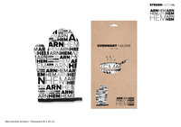 Arnhem Ovenwant - Oven Handschoenen - Zwart-Wit