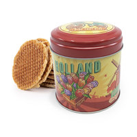 Stroopwafel Blik Holland - Vintage - Inclusief Stroopwafels