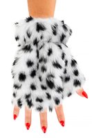 Vingerloze Handschoenen - Pluche Dalmatiër Vingerloze Handschoenen - Pluche Dalmatiër