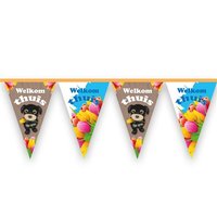 Vlaggenlijn Welkom thuis tulpen 6 meter