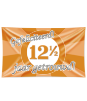 Getrouwd vlag 12,5 jaar 150 x 90 cm