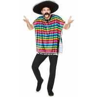 Mexicaanse Poncho Regenboog Mexicaanse Poncho Regenboog