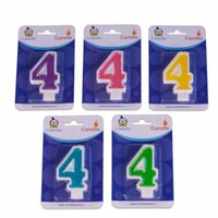 Leeftijdskaarsje 4 jaar Leeftijdskaarsje 4 jaar