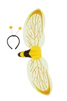 Bijenvleugels Set - Diadeem en Vleugels - Geel-Zwart
