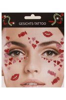 Stickers en Steentjes - Hartjes - Face en Body - Plakstrip