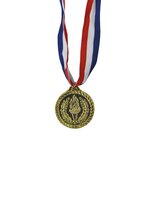 Medaille met fakkel goud Medaille met fakkel goud