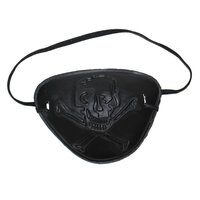 Ooglapje met Opdruk - Plastic - Zwart