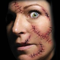 Plak Tattoo - Littekens Trauma - FX Stitched